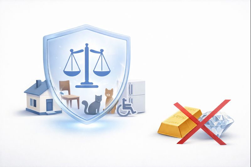 Имущественный иммунитет: что точно останется у должника