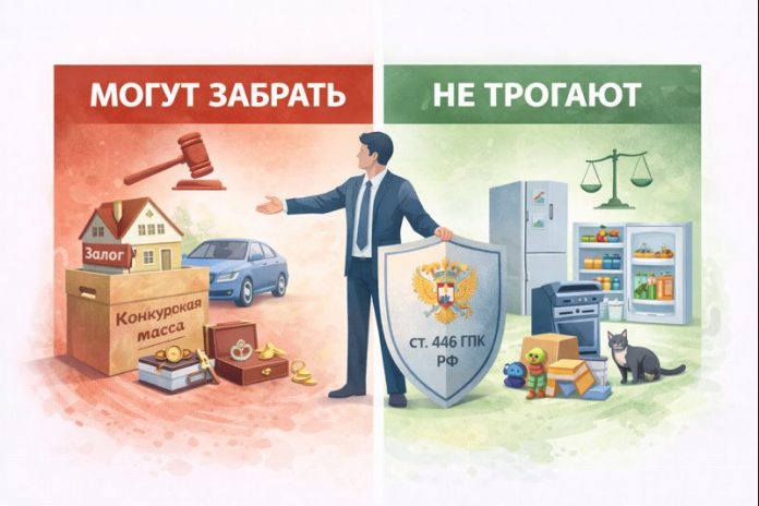 Что может забрать суд при банкротстве физических лиц